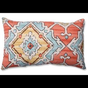 Tangerine Sundance Throw pillow 18.5” x  11.5” x5”